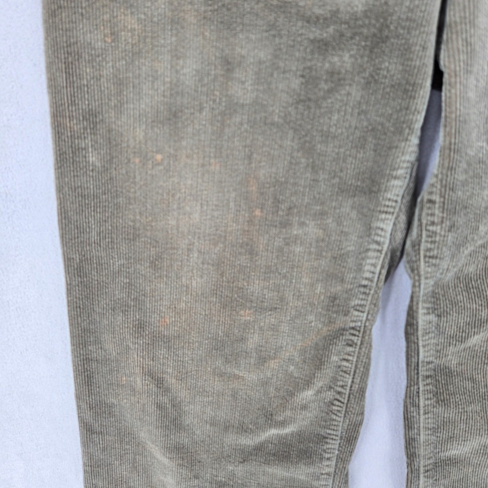 Maeve Anthropologie 26 The Colette Corduroy Wide Leg Pants Olive Women Boho*read - Picture 5 of 11